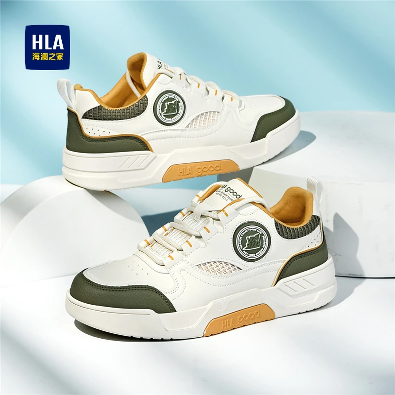 HLA/海澜之家板鞋休闲鞋保暖秋冬冬百搭情侣潮鞋男士潮流时尚舒适