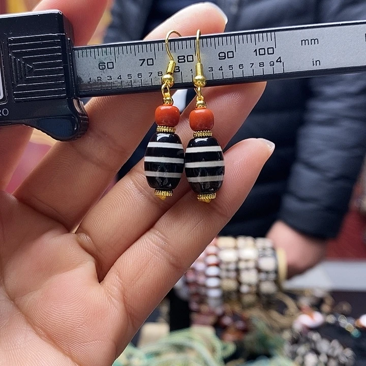 玛瑙/玉髓合金颈饰
