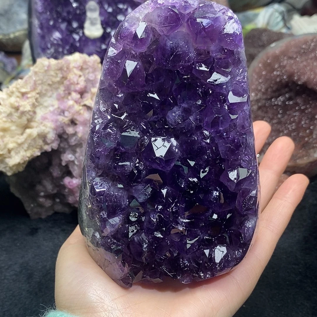 未镶嵌紫晶大型摆件（非配饰）