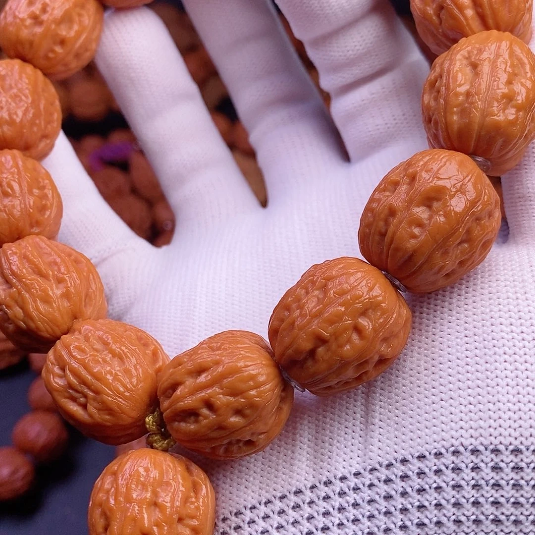 【闪购商品】文玩核桃吊坠水晶皮小枣21