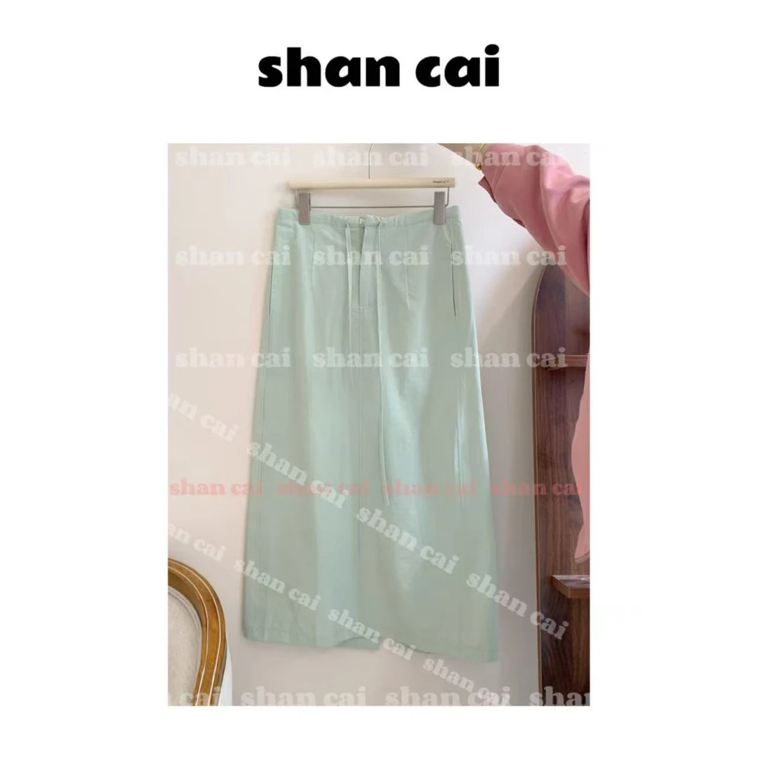 杉菜自制（哈密瓜）半裙夏季