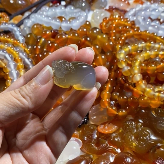 未镶嵌玛瑙吊坠玛瑙/玉髓