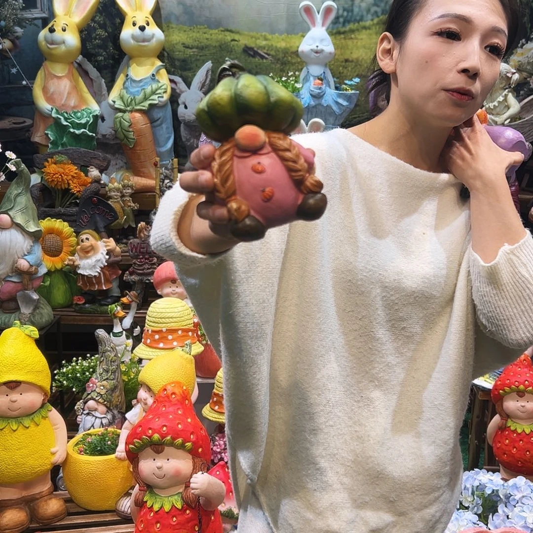 花园摆件红红火火