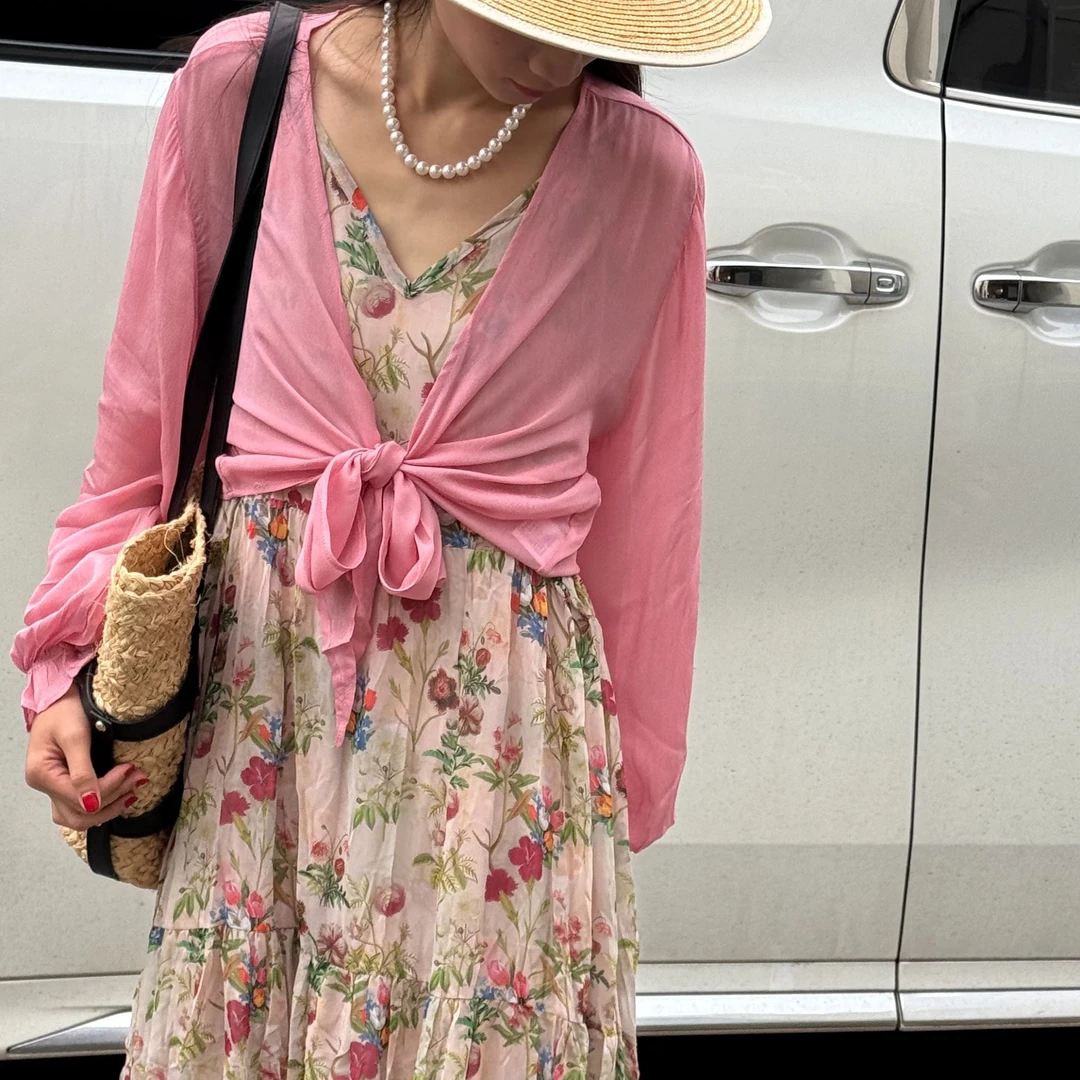 9126 时尚气质纯色人丝衬衣