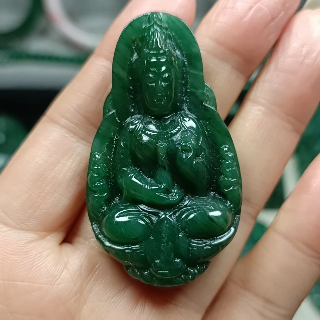 独山玉观音未镶嵌