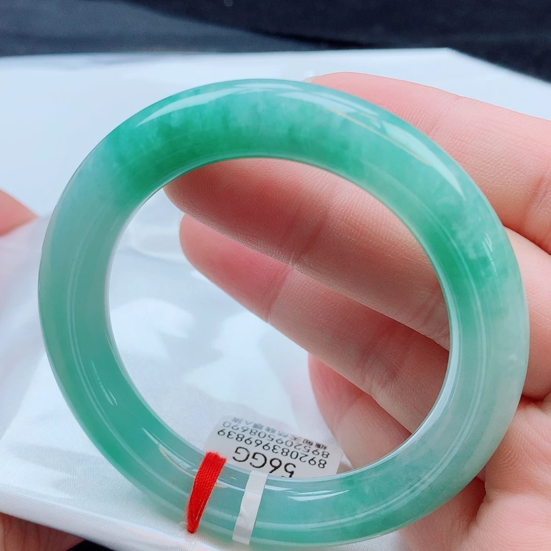 翡翠未镶嵌手镯天然缅甸翡翠A货手镯