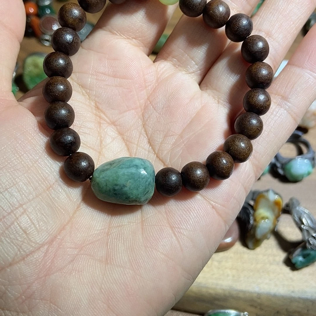 翡翠未镶嵌手串003