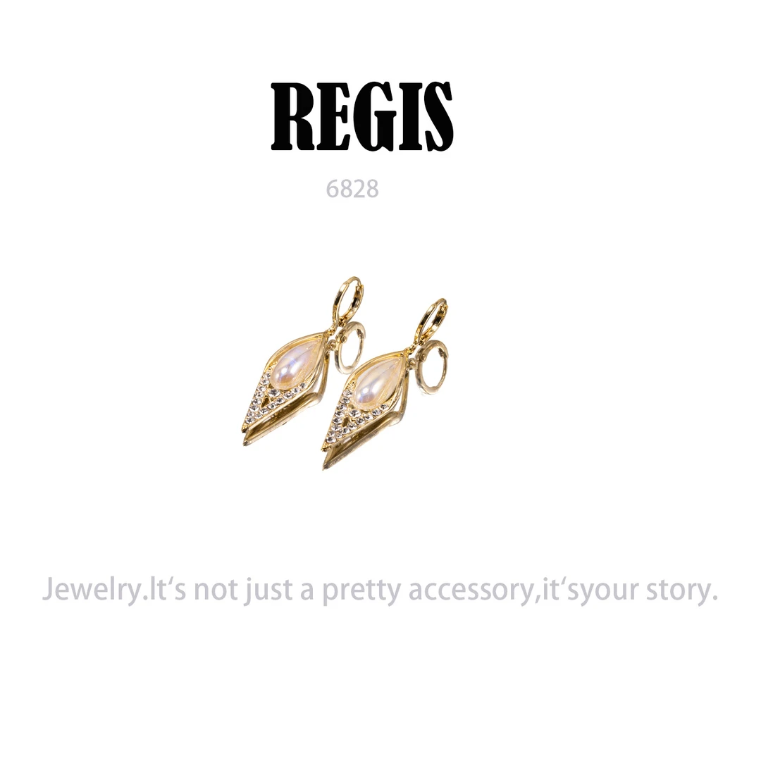 镀K金   REGIS  耳饰~6828