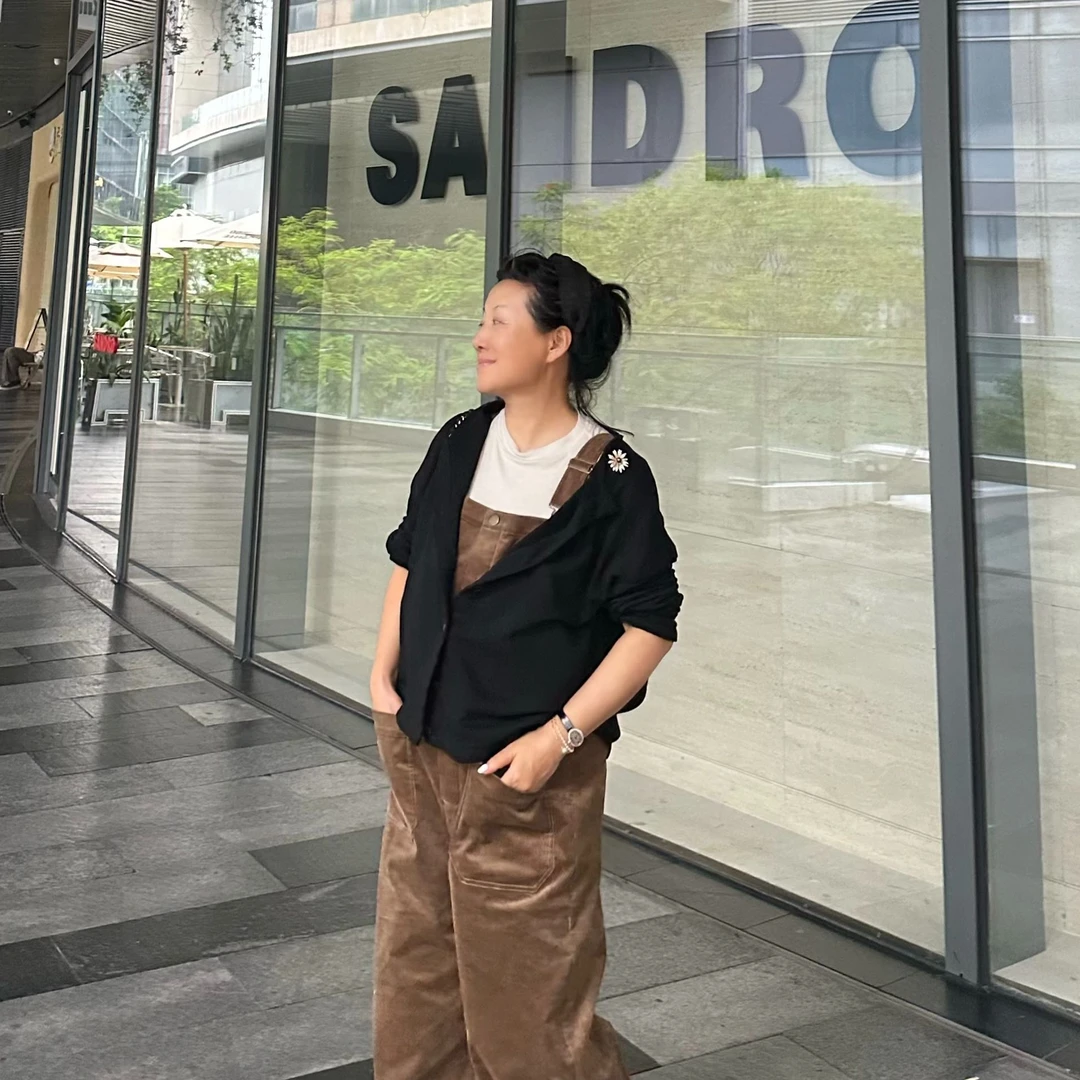 Fen姐|【巴黎之声】时尚休闲毛圈棉圆领宽松长袖百搭卫衣开衫25768