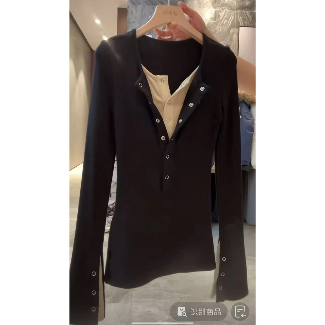 徐秋阳  尽显身材  百搭时尚休闲设计感显瘦显白上衣11839-