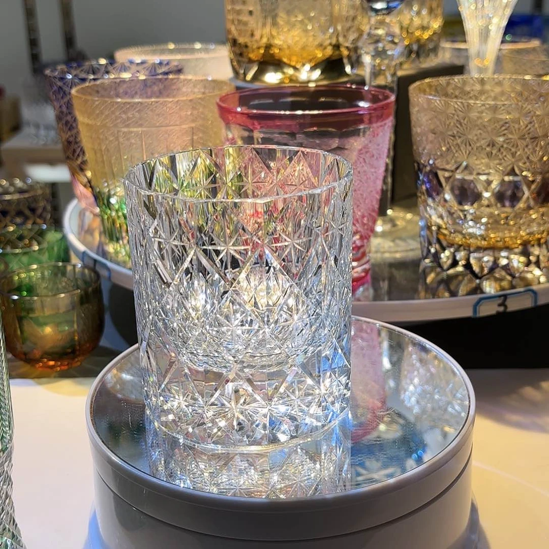 水晶玻璃吸管款旭***哈绿色