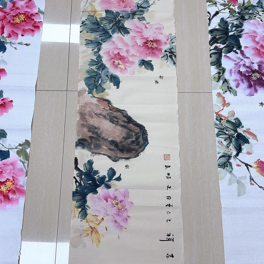 国画国画作品展。国画