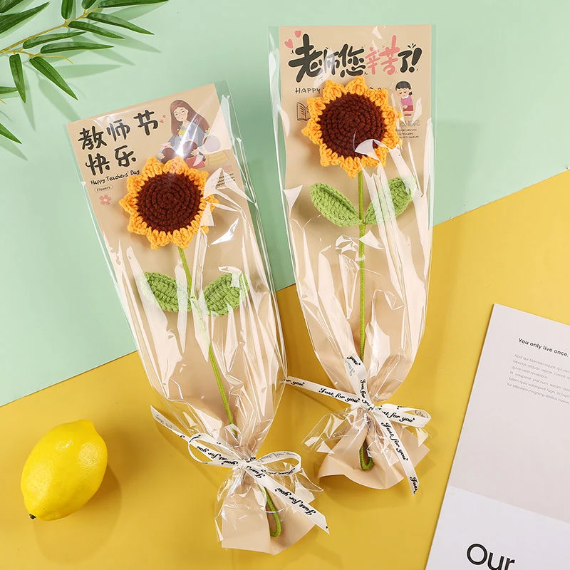 【来鸭】新款向日葵教师节礼物送老师手工成品向日葵实用花束礼品