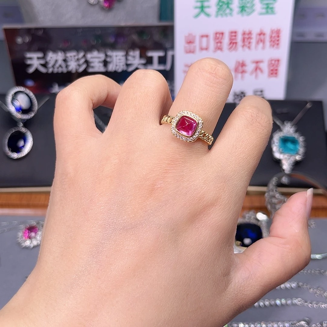 蓝宝石手链银S925镶嵌w 113