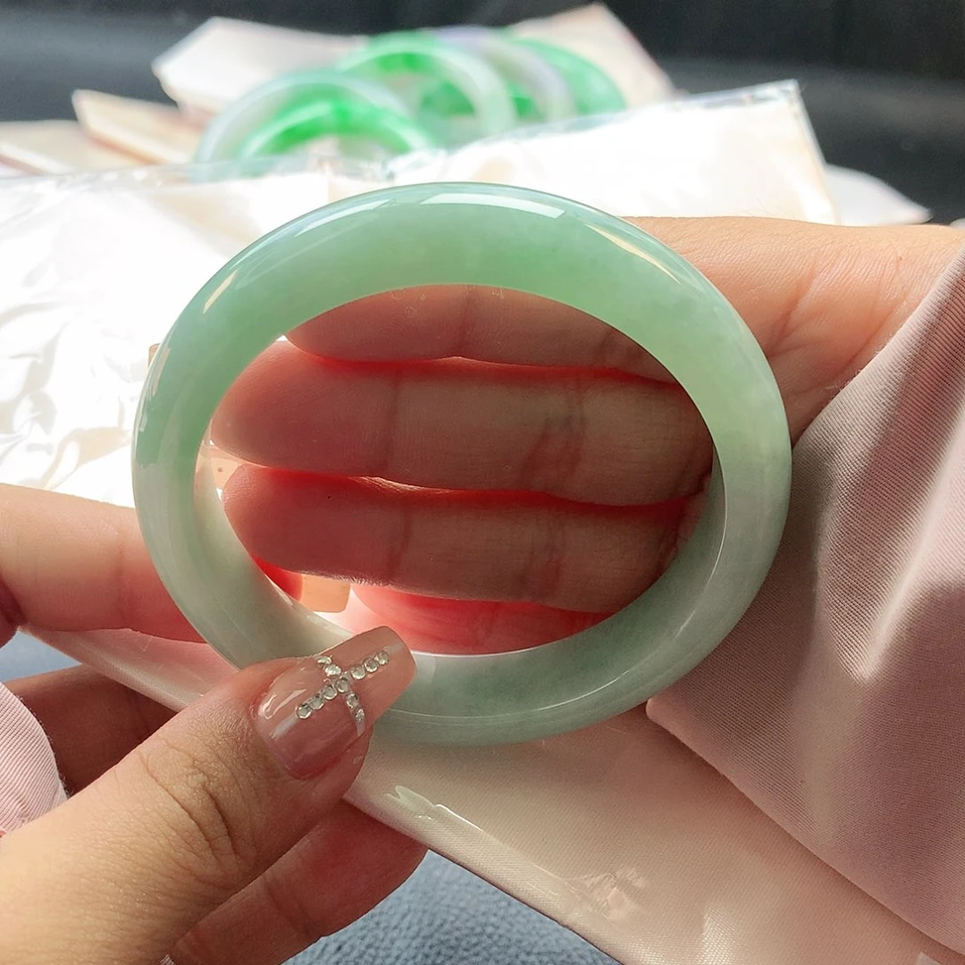 未镶嵌手镯翡翠59圈0014