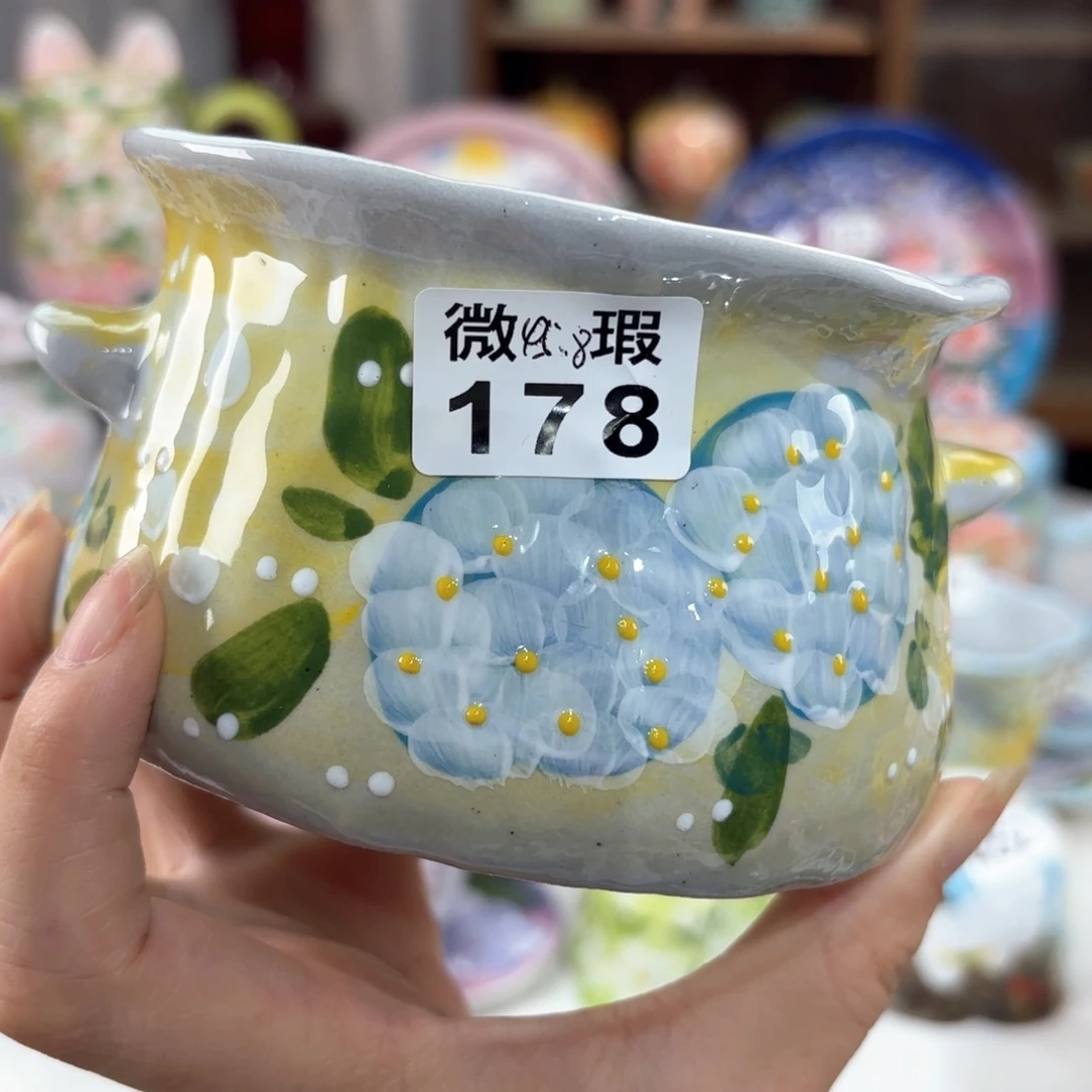 景德镇手绘高温釉下彩陶瓷茶具