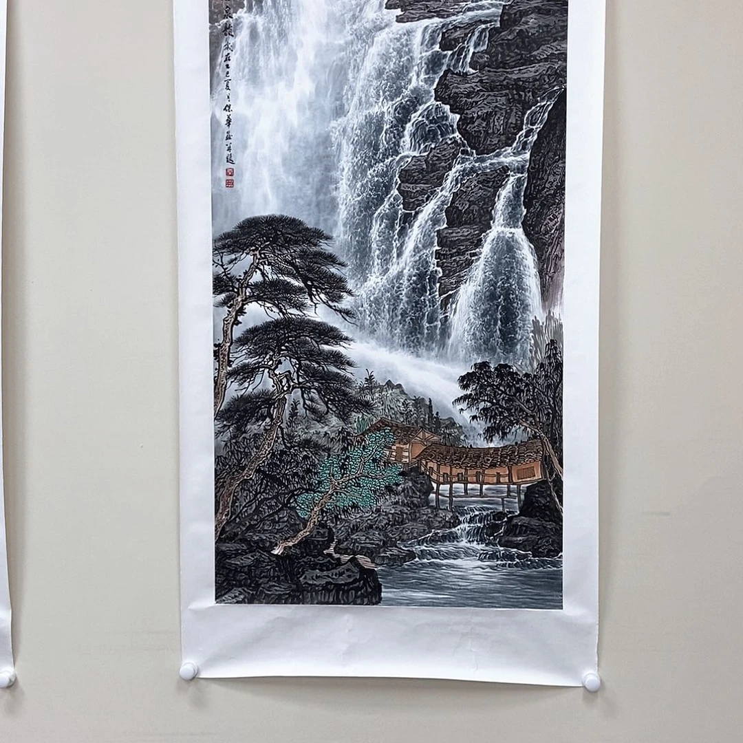 星***充国画李保华四尺精品佳作