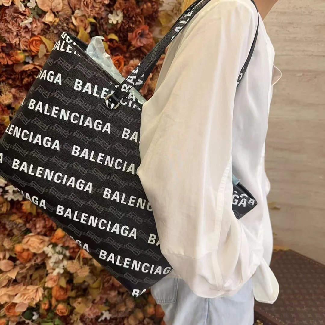 95新 Balenciaga/巴黎世家 BALENCIAGA/巴黎世家【冰】字母托特包