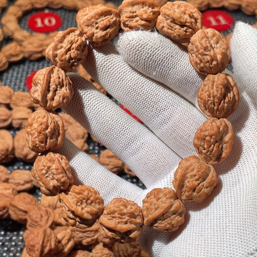 文玩核桃手串嵩山蛤蟆头疙瘩纹