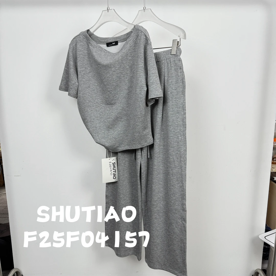 【SHUTIAO】2025夏季：新款小众设计款套装F25F04157
