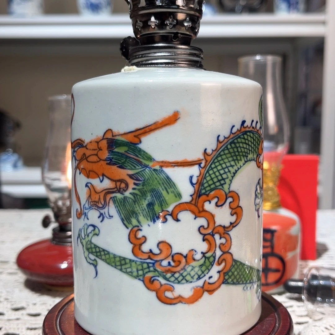 摆件景德镇陶瓷香薰灯