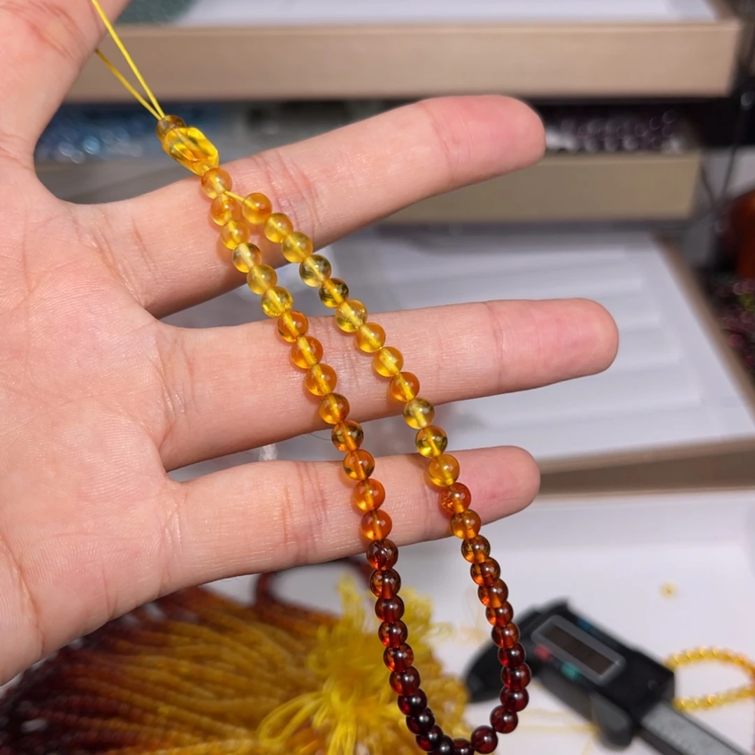 琥珀手链未镶嵌手机链040