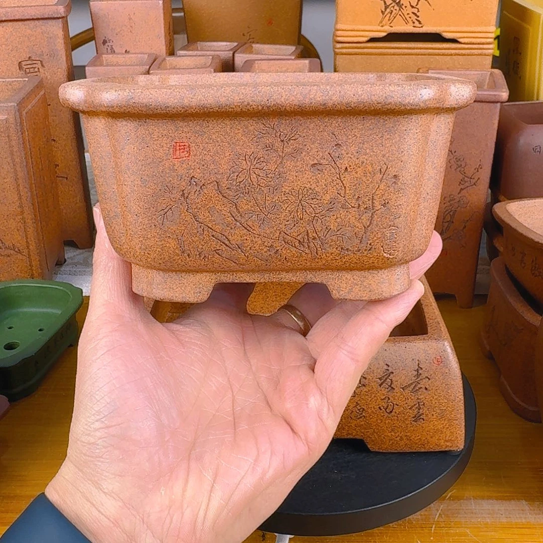 紫砂花盆代紫砂花盆