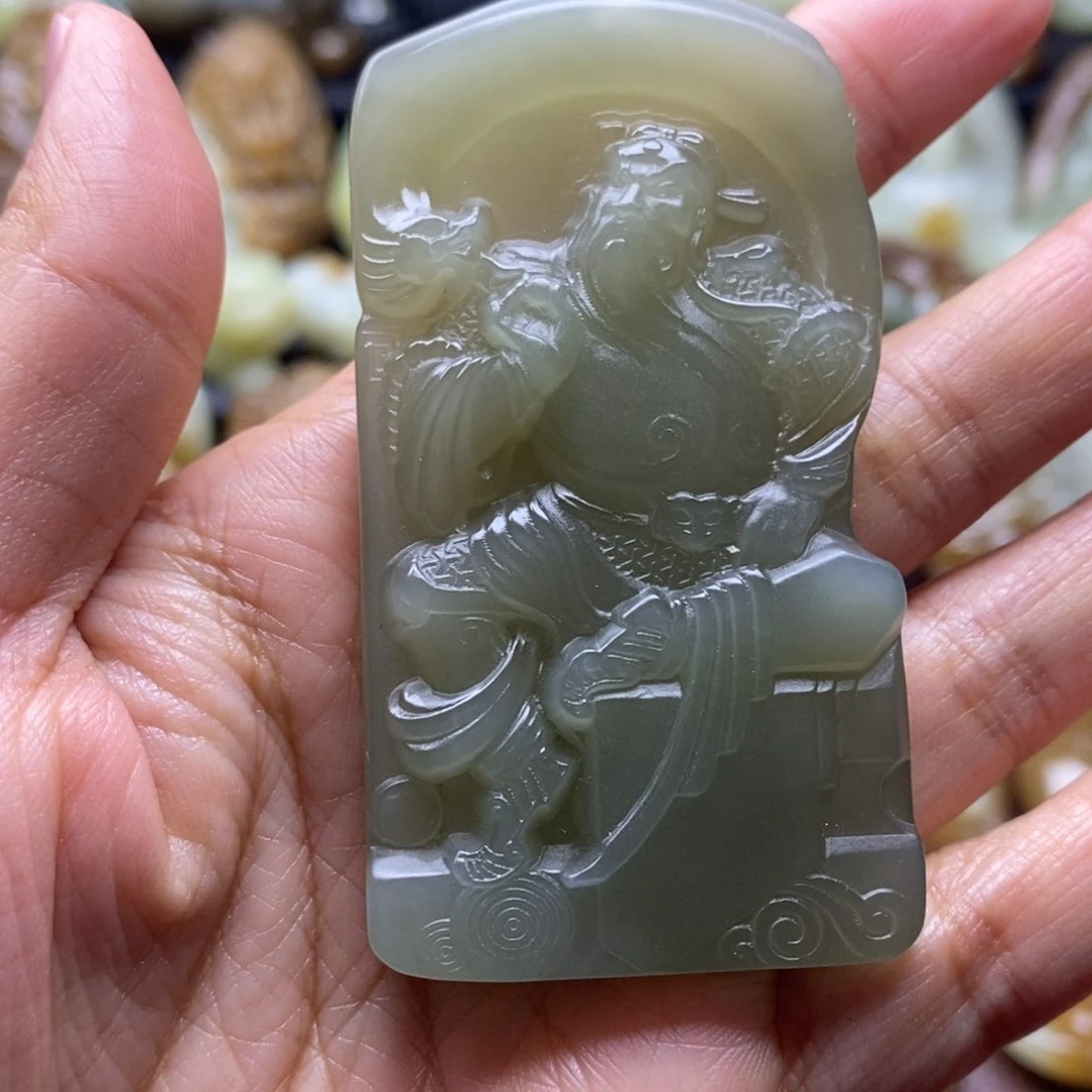 吊坠(不含链)未镶嵌和田玉（糖玉）