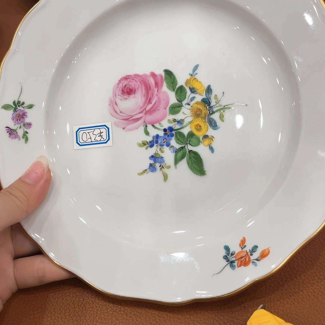 瓷片中古二等餐盘