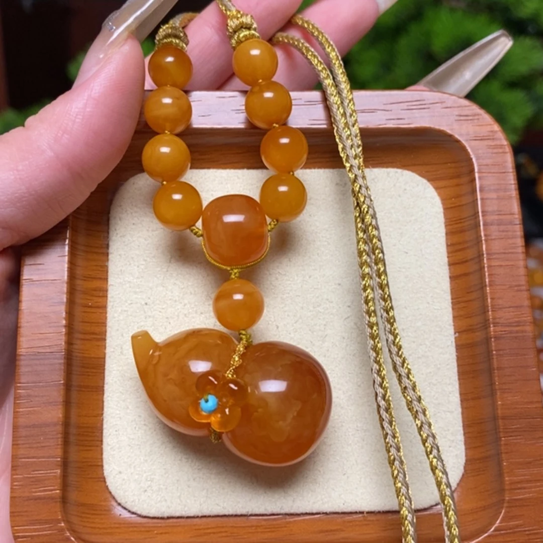 【闪购商品】蜜蜡颈饰未镶嵌项链