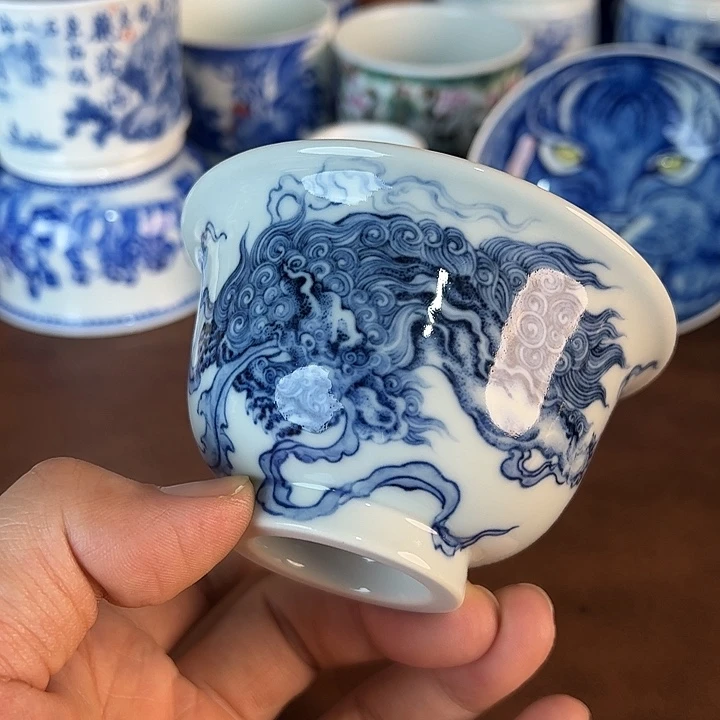 H***A瓷片景德镇全手工手绘陶瓷