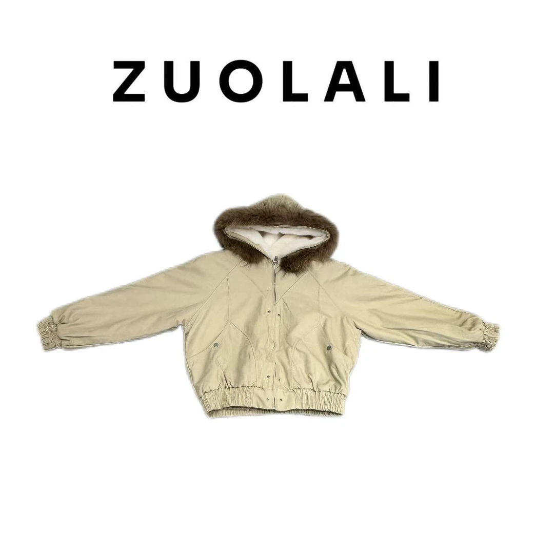 ZUOLALI/左拉励【北极星】街头冬季保暖毛毛设计-派克服外套