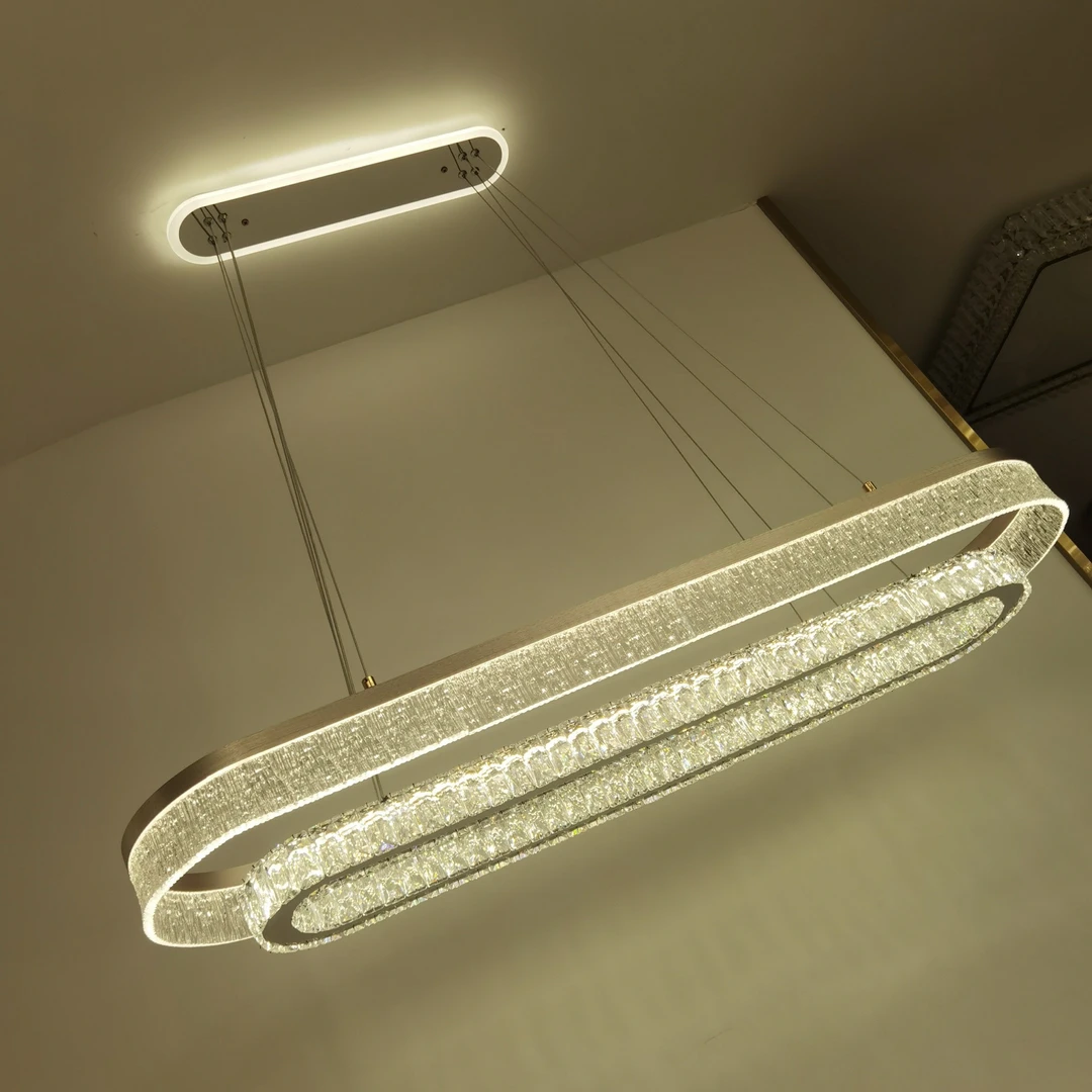 2025年新款现代轻奢线切割时尚水晶客厅吸顶灯灯具灯饰led吸顶灯