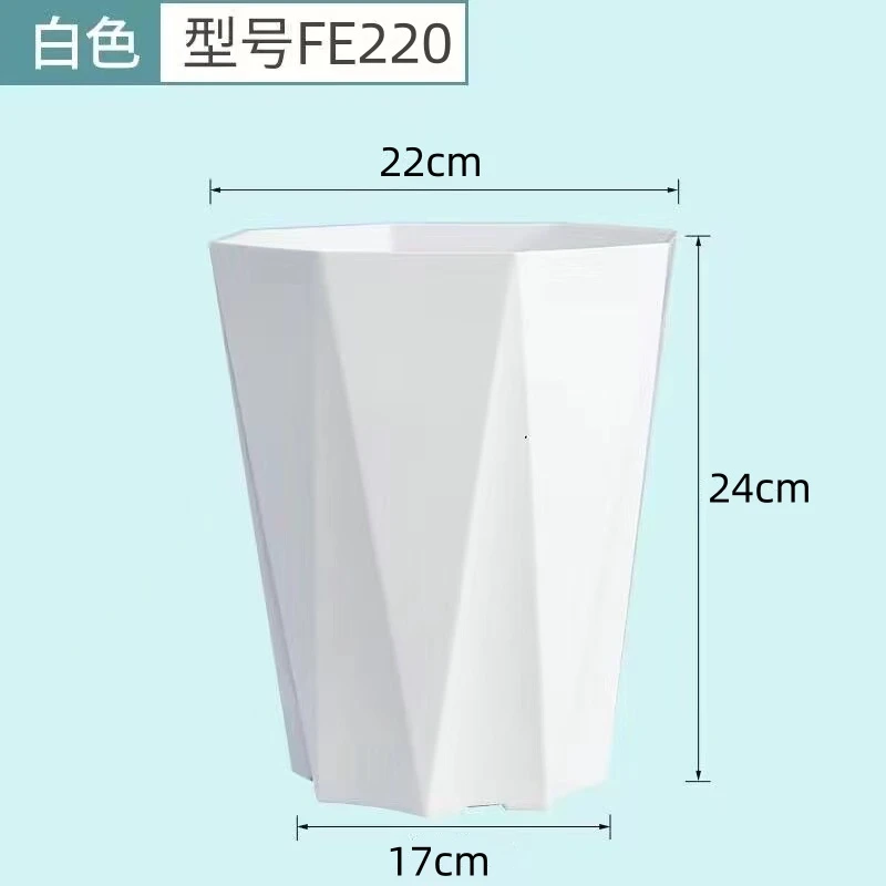 简约塑料花盆加厚耐用透气大口径室内家用盆栽花盆