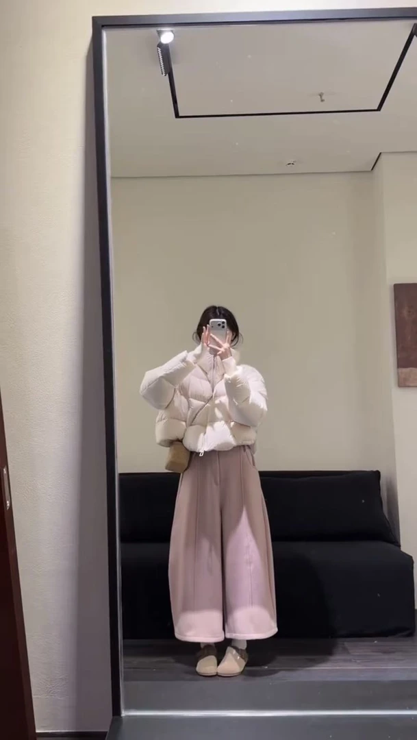 宽松网红女纯色合格品高腰休闲风气质常规款