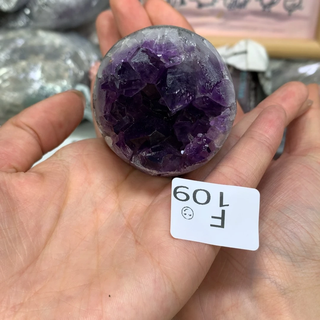 未镶嵌摆件紫晶水晶