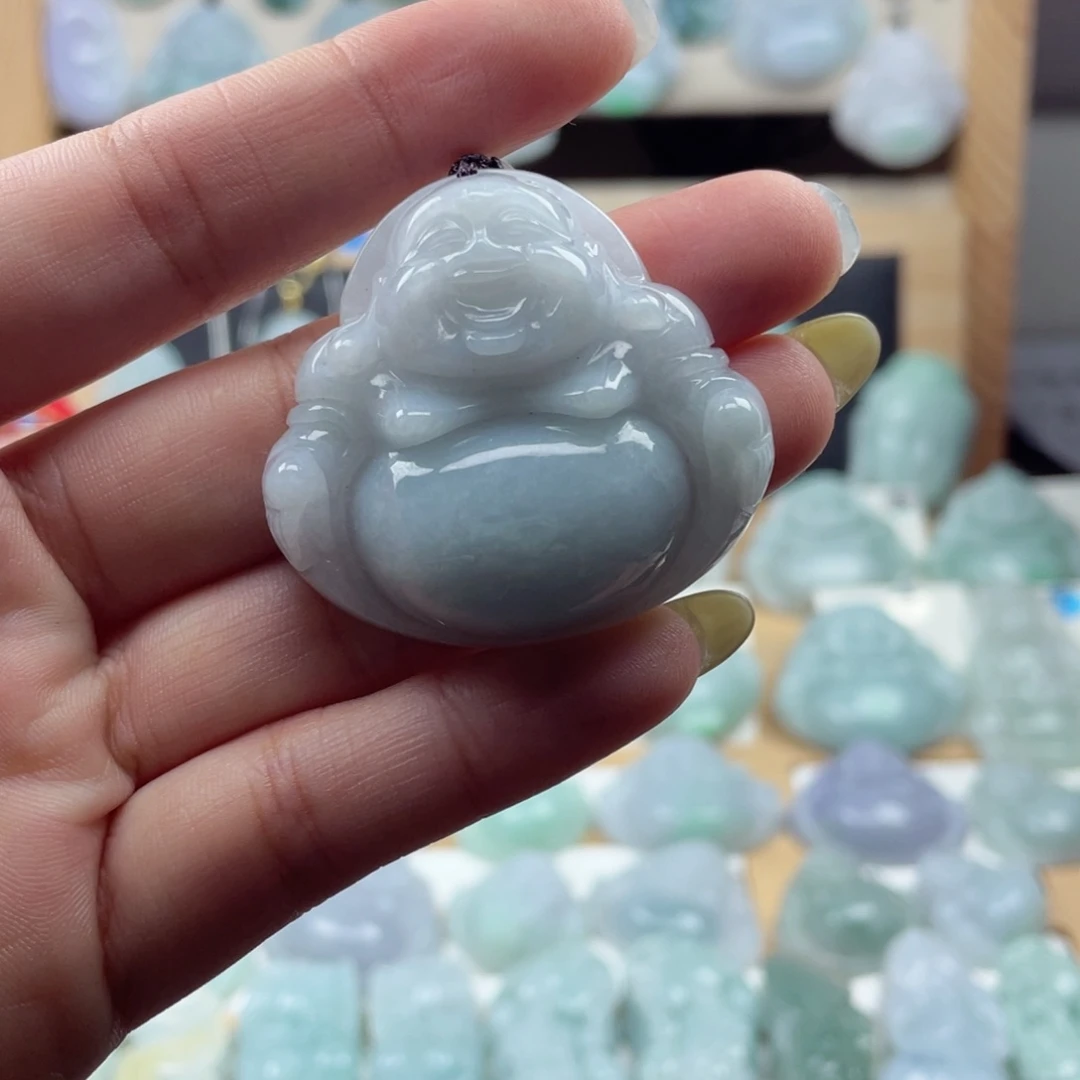 颈饰未镶嵌翡翠40尺寸佛公厚装