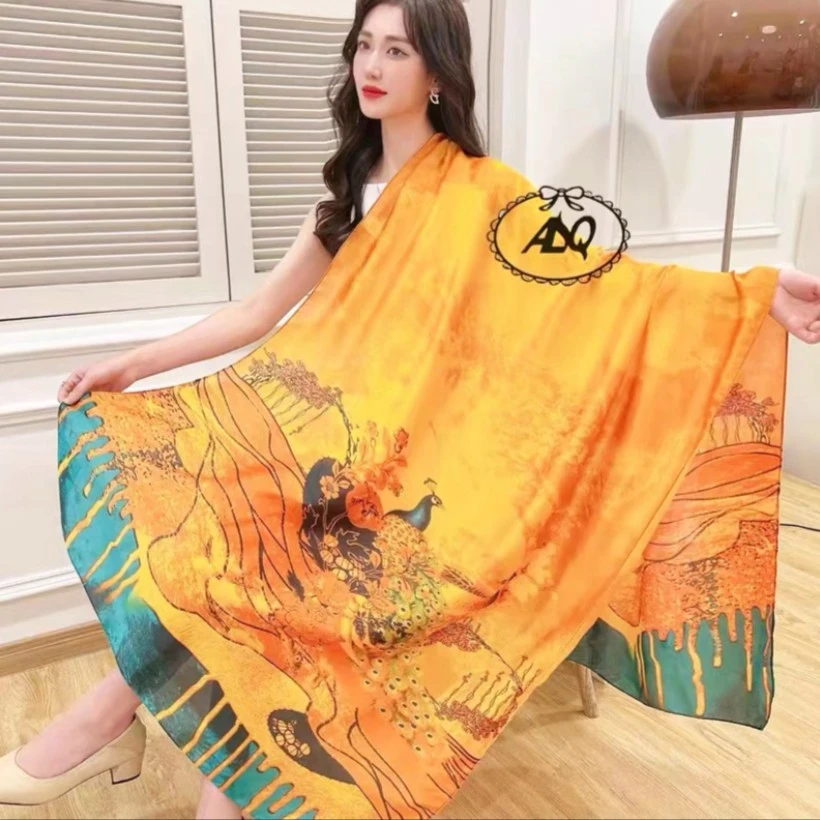 24E【沙漠孔雀】黄色高档丽景段面料布料