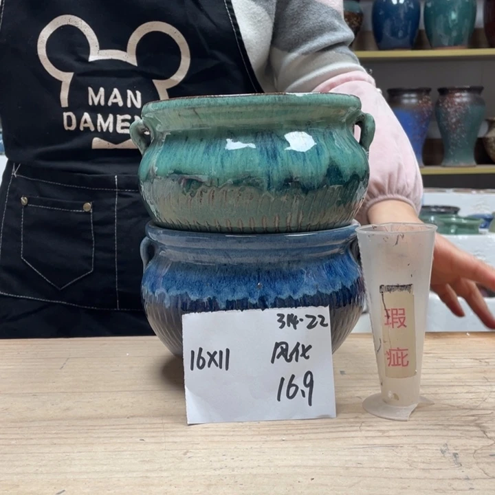 紫砂花盆多肉陶土花盆微瑕22