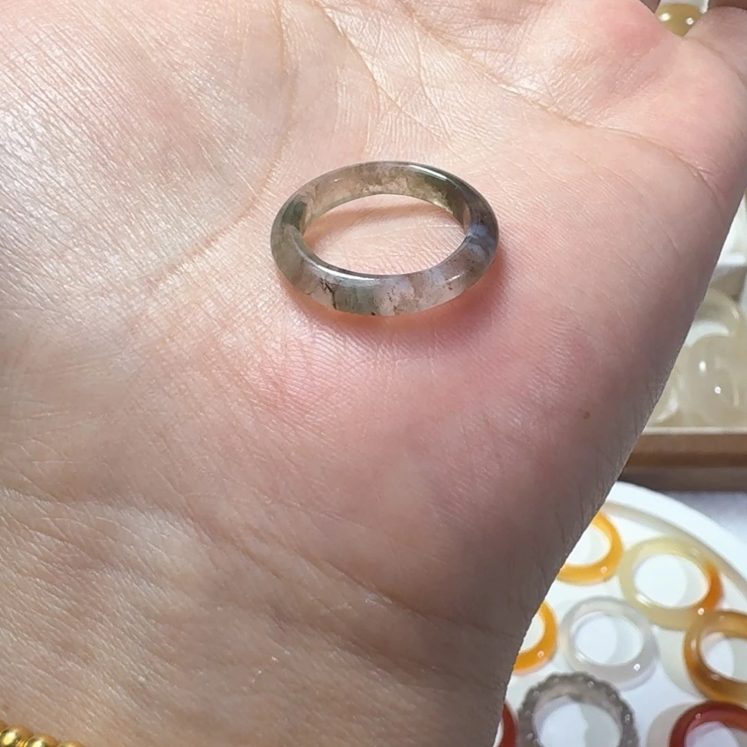 合金戒指玛瑙/玉髓348港9