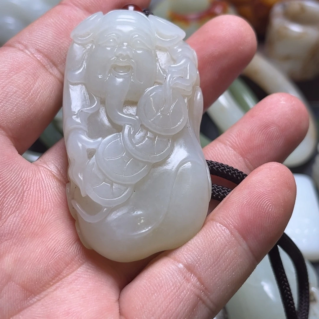 和田玉未镶嵌颈饰張*亚