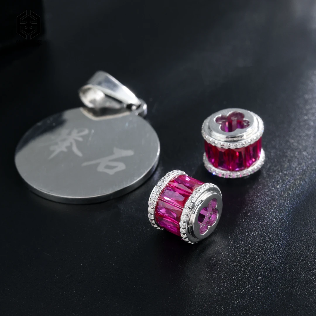 培育红宝石TH1220-9819-66培育红宝石吊坠(一件/多样性发）M