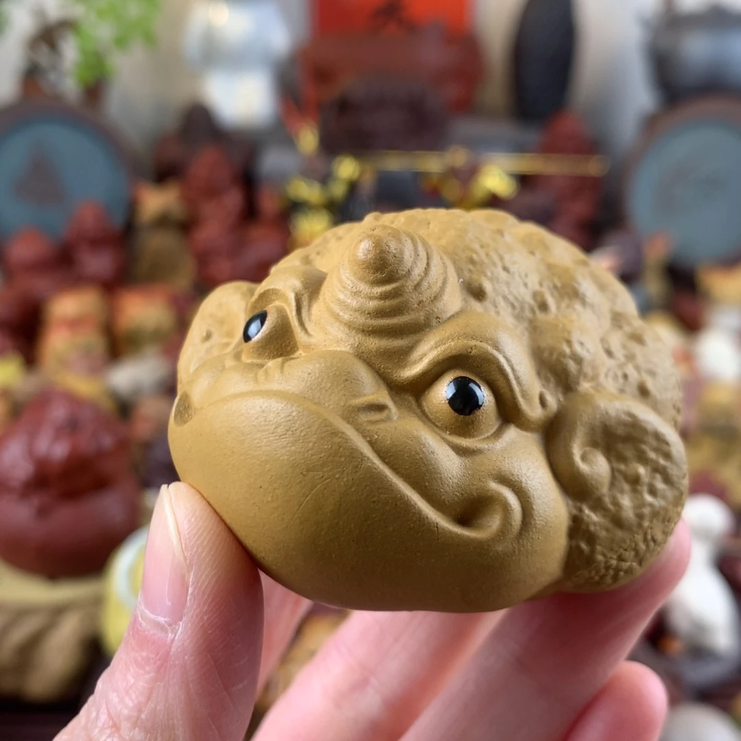 紫砂茶宠独角金蟾