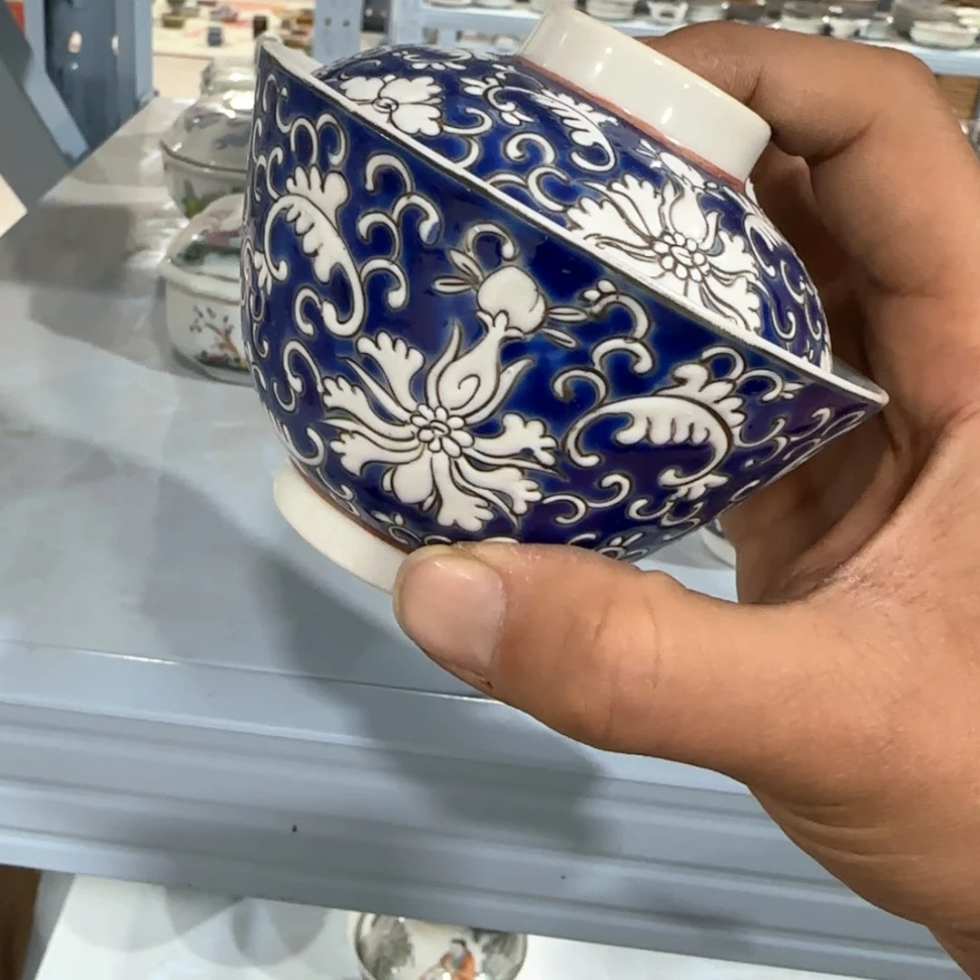 瓷片摆件手绘瓷器全部处理