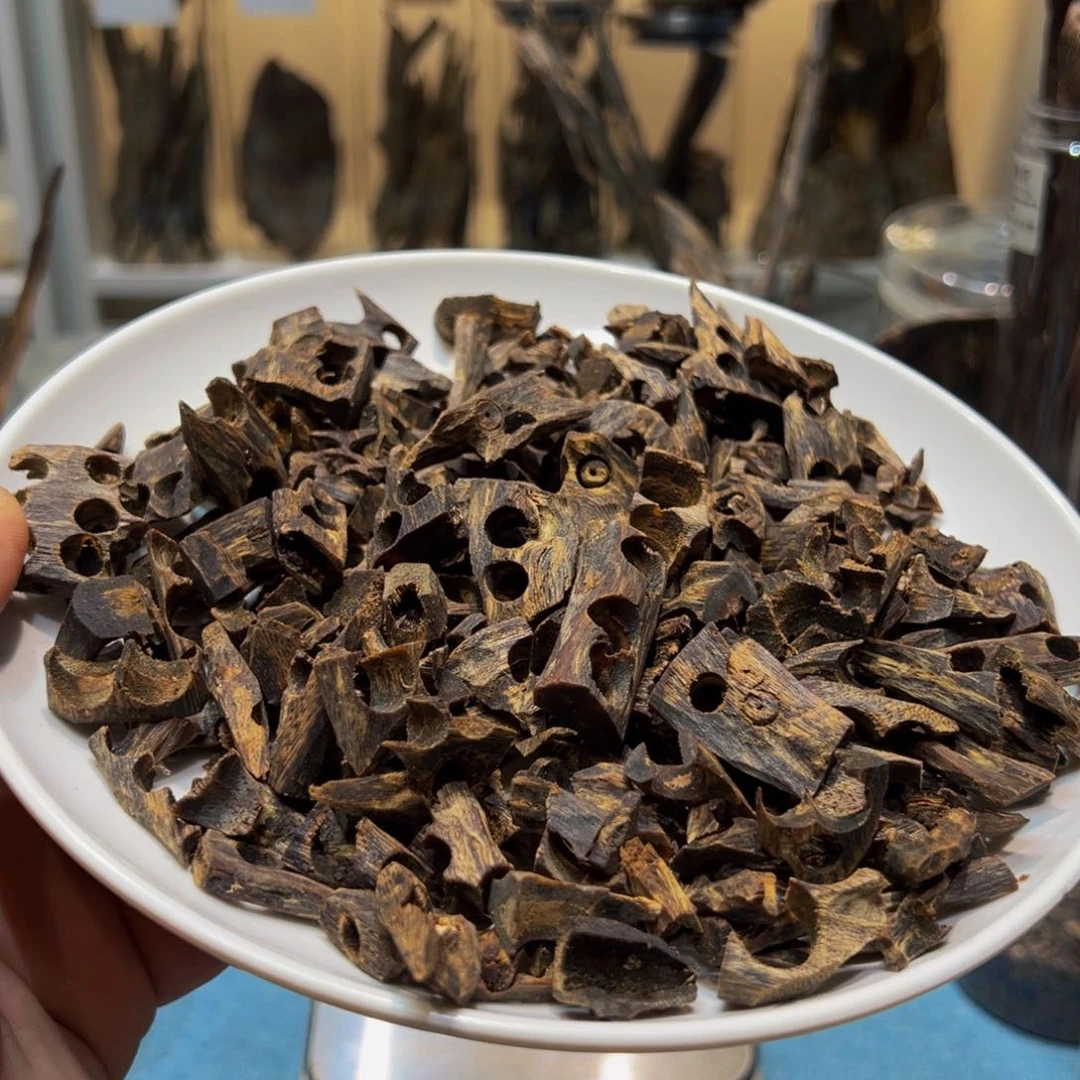 沉香碎屑沉香幸**到奇楠高端车珠料160克