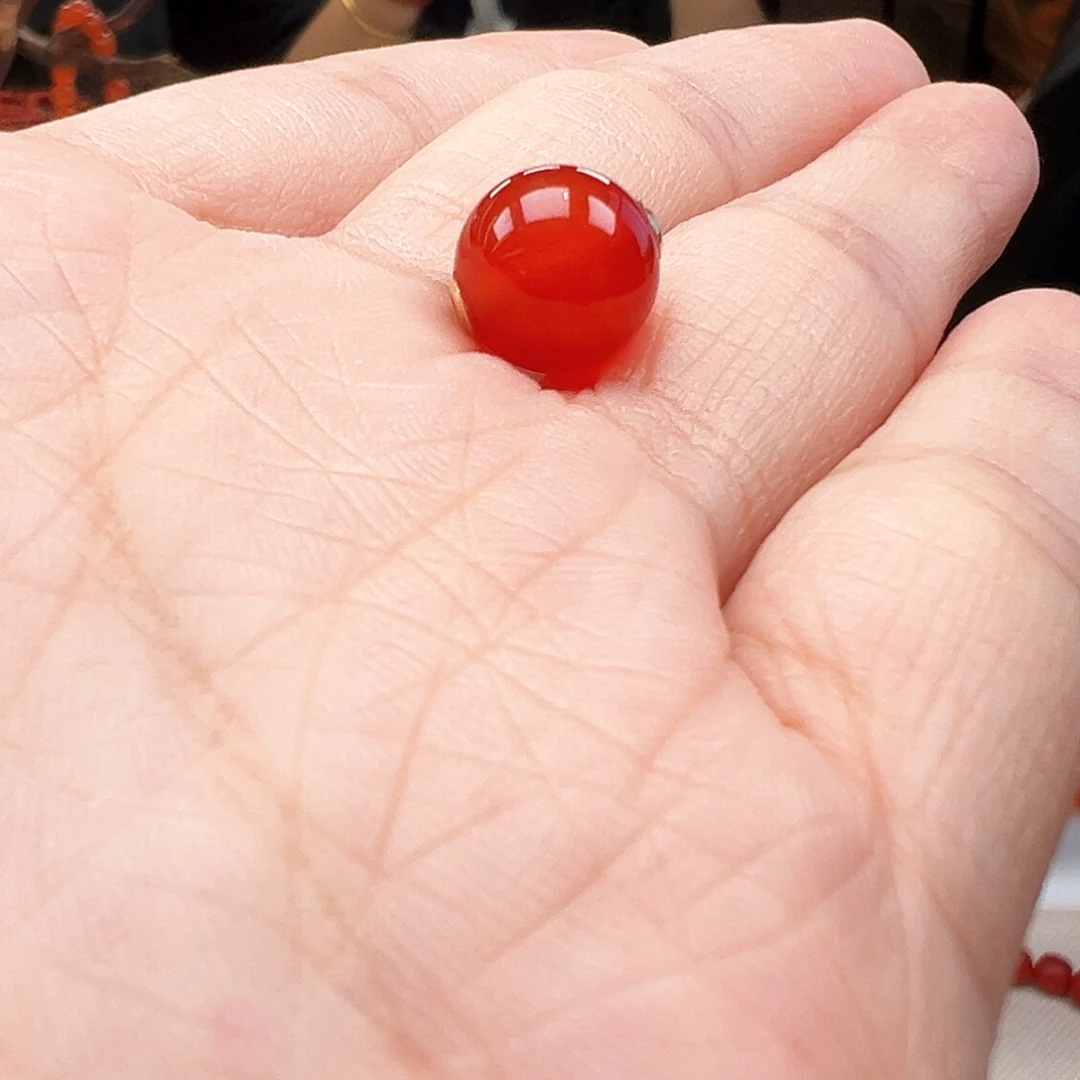 南红玛瑙未镶嵌手链