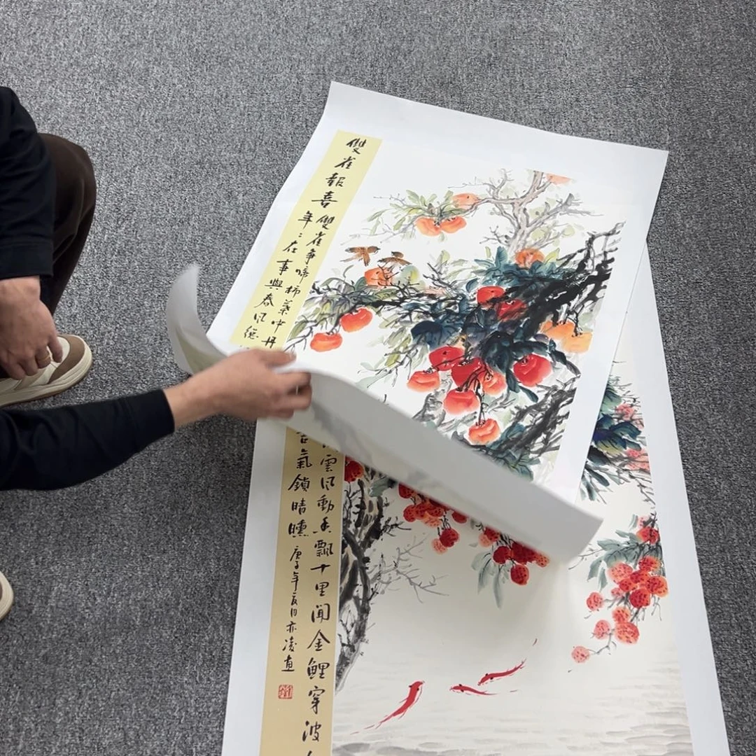 国画纯手绘字画宣纸