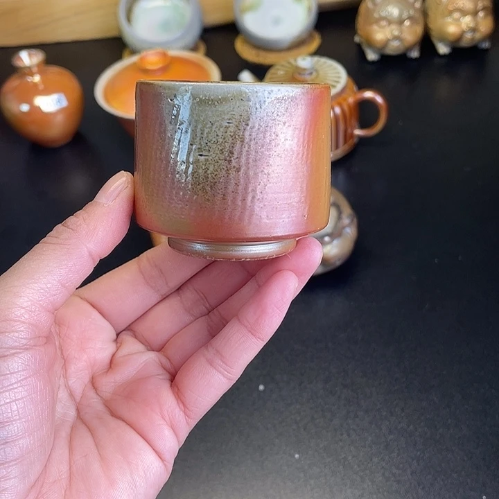 燃薪柴烧茶器主人杯