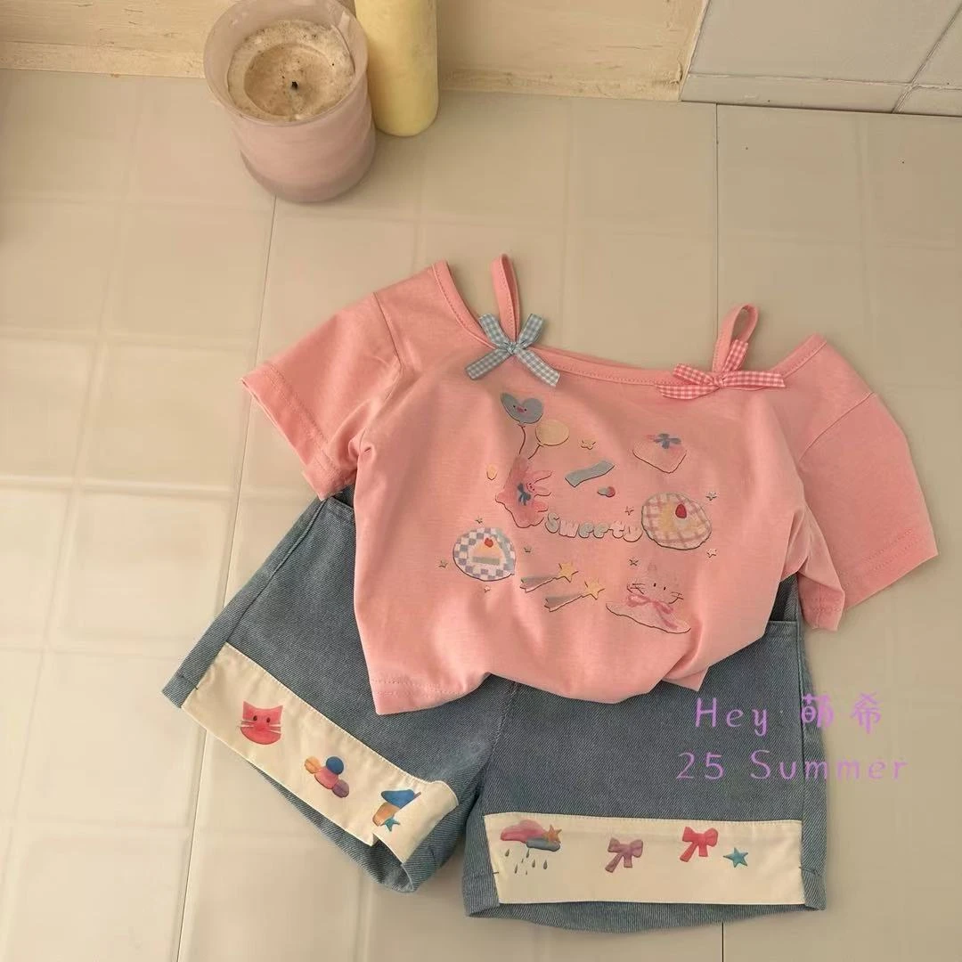 萌希·25夏~韩版上衣M866 粉色