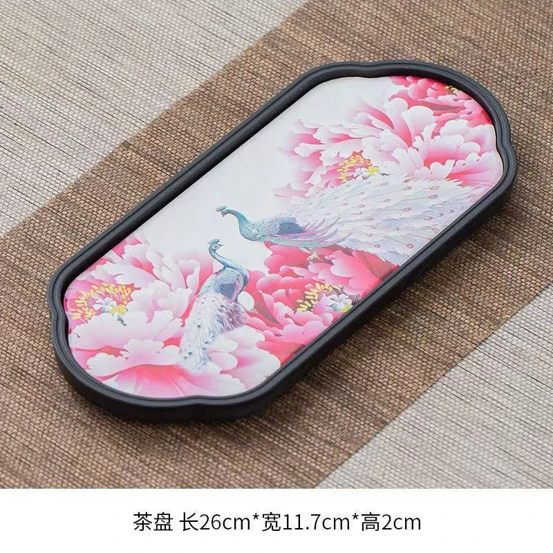 粉色孔雀干泡盘粉色孔雀干泡盘